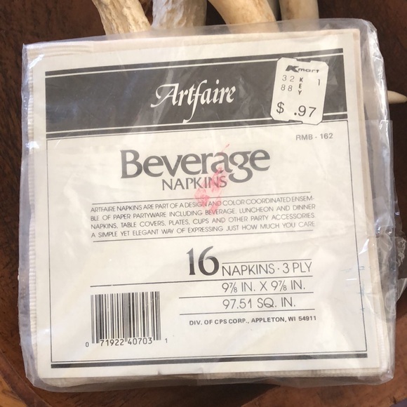 Vintage Halloween paper napkins 1988. - Picture 3 of 8